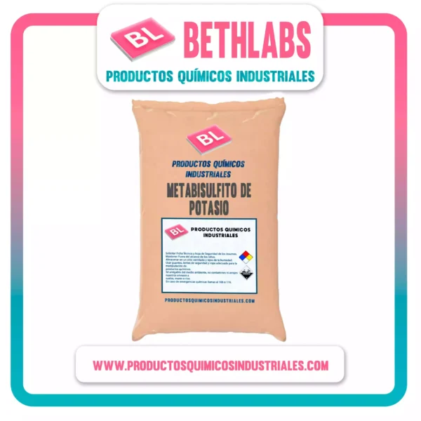 Metabisulfito de Potasio en Perú | Venta y distribución - BETHLABS