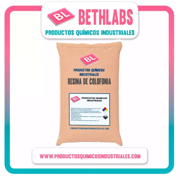 Resina de Colofonia en Perú | Venta y distribución - BETHLABS