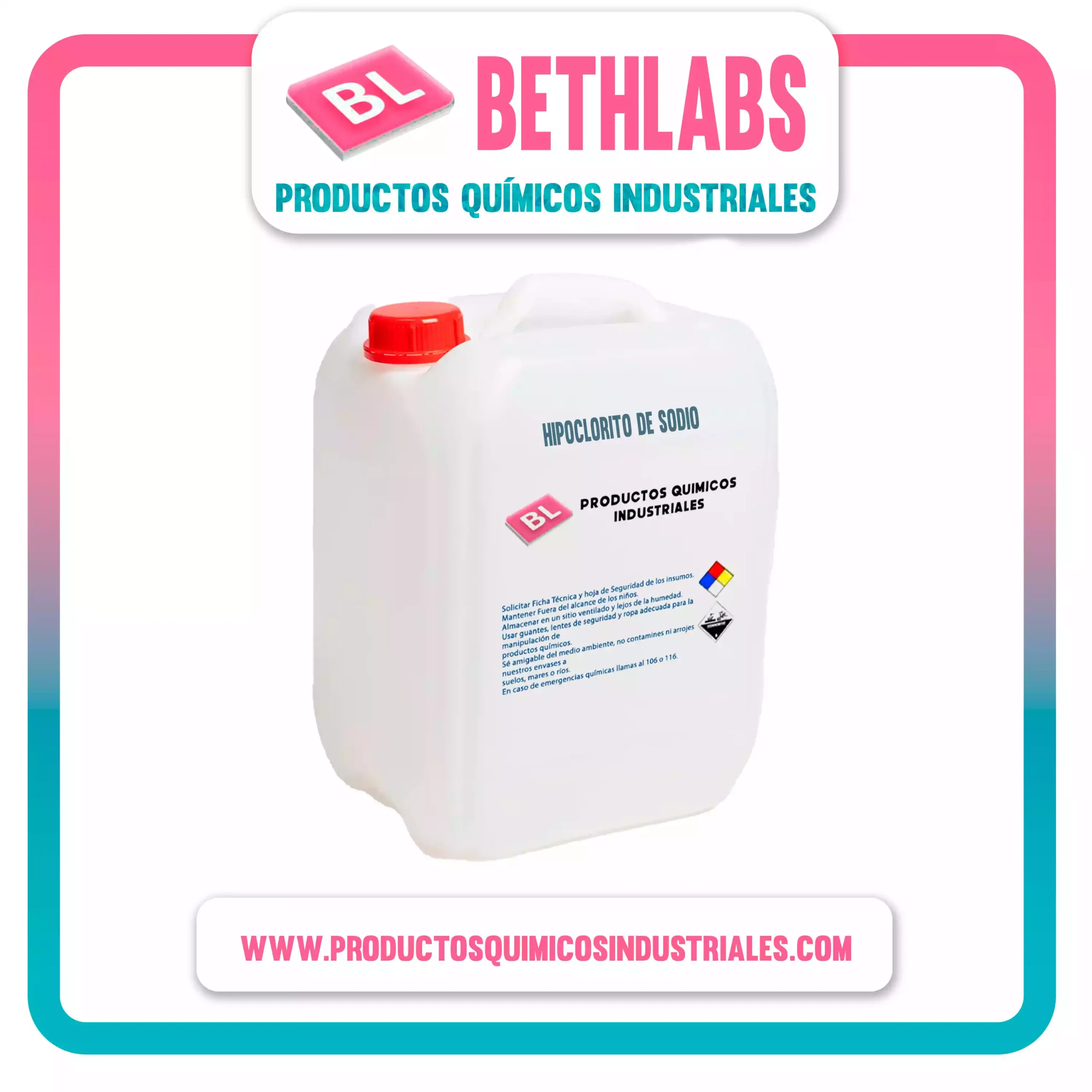 Hipoclorito de Sodio Industrial en Perú | Venta y Distribución – Bethlabs