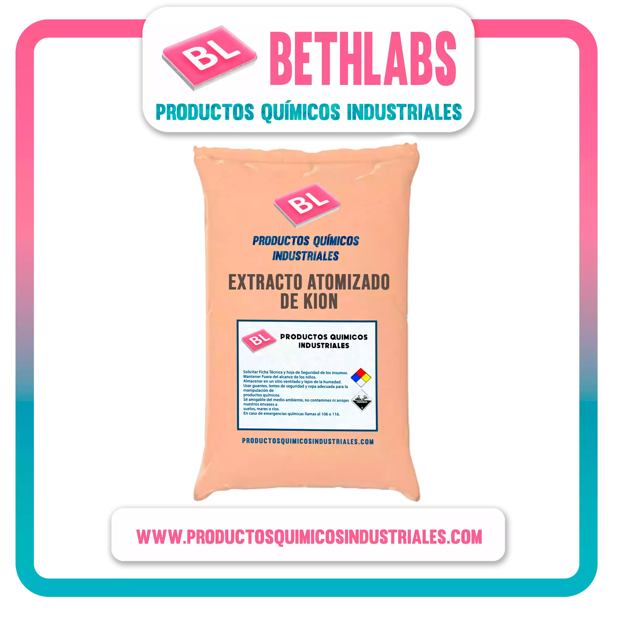 Extracto Atomizado de Kion en Perú | Venta y distribución - BETHLABS