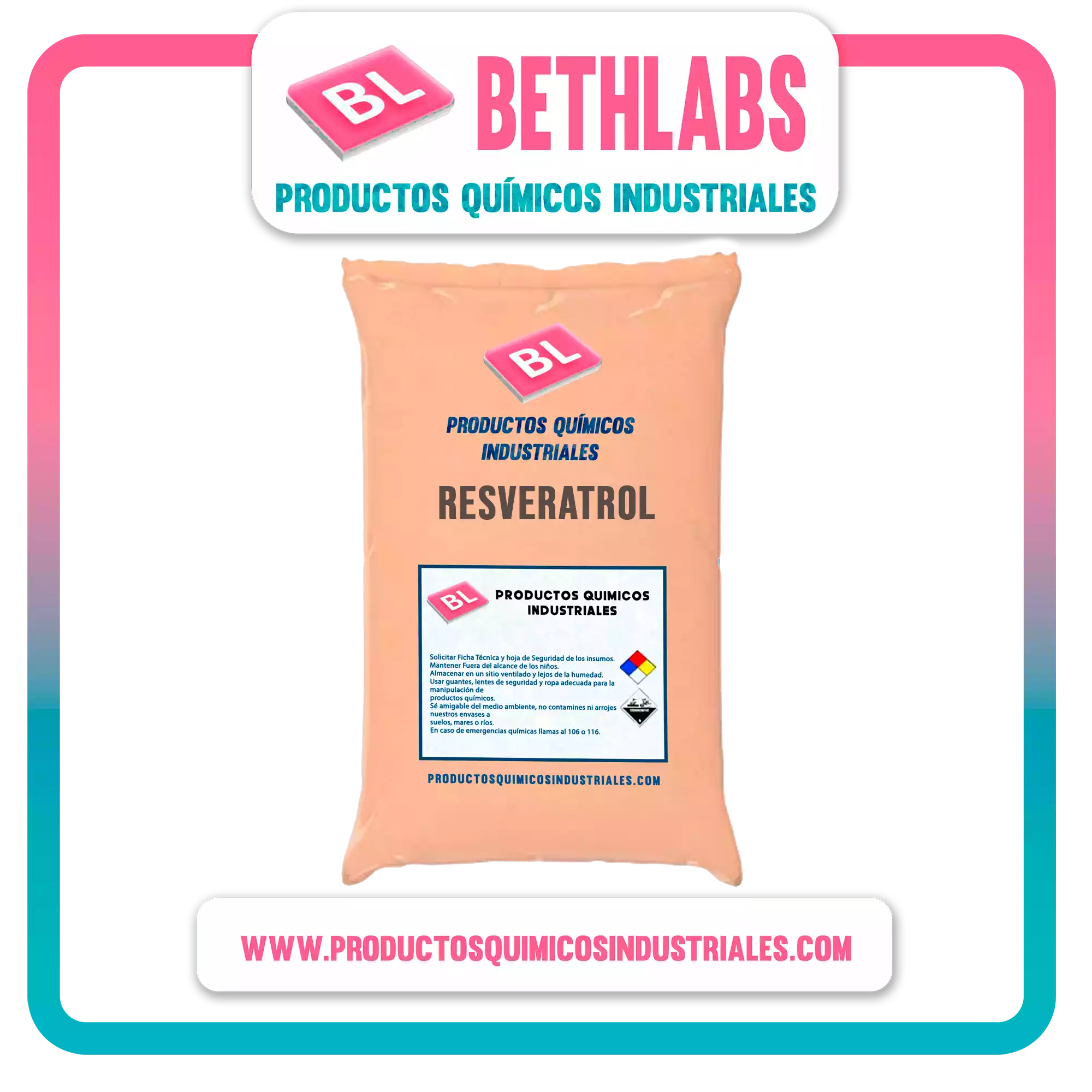 Resveratrol en Perú | Venta y distribución - BETHLABS