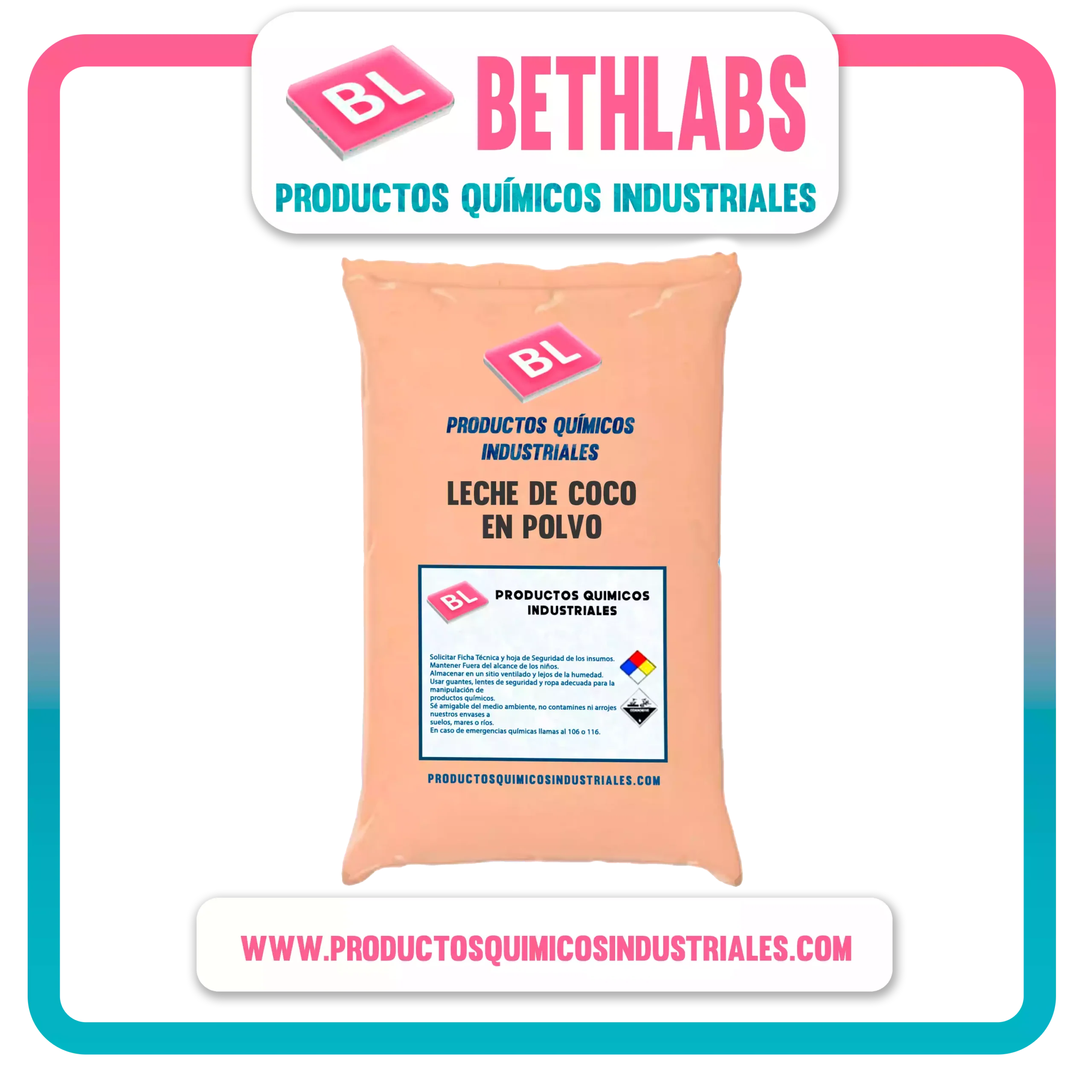 LECHE DE COCO EN POLVO en Perú | Venta y distribución - BETHLABS